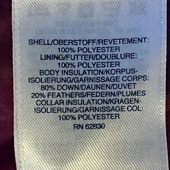 Lands' End Lightweight Puffer Vest Winter Ski Snow Outdoor Preppy Utility Bold M - Picture 4 of 5